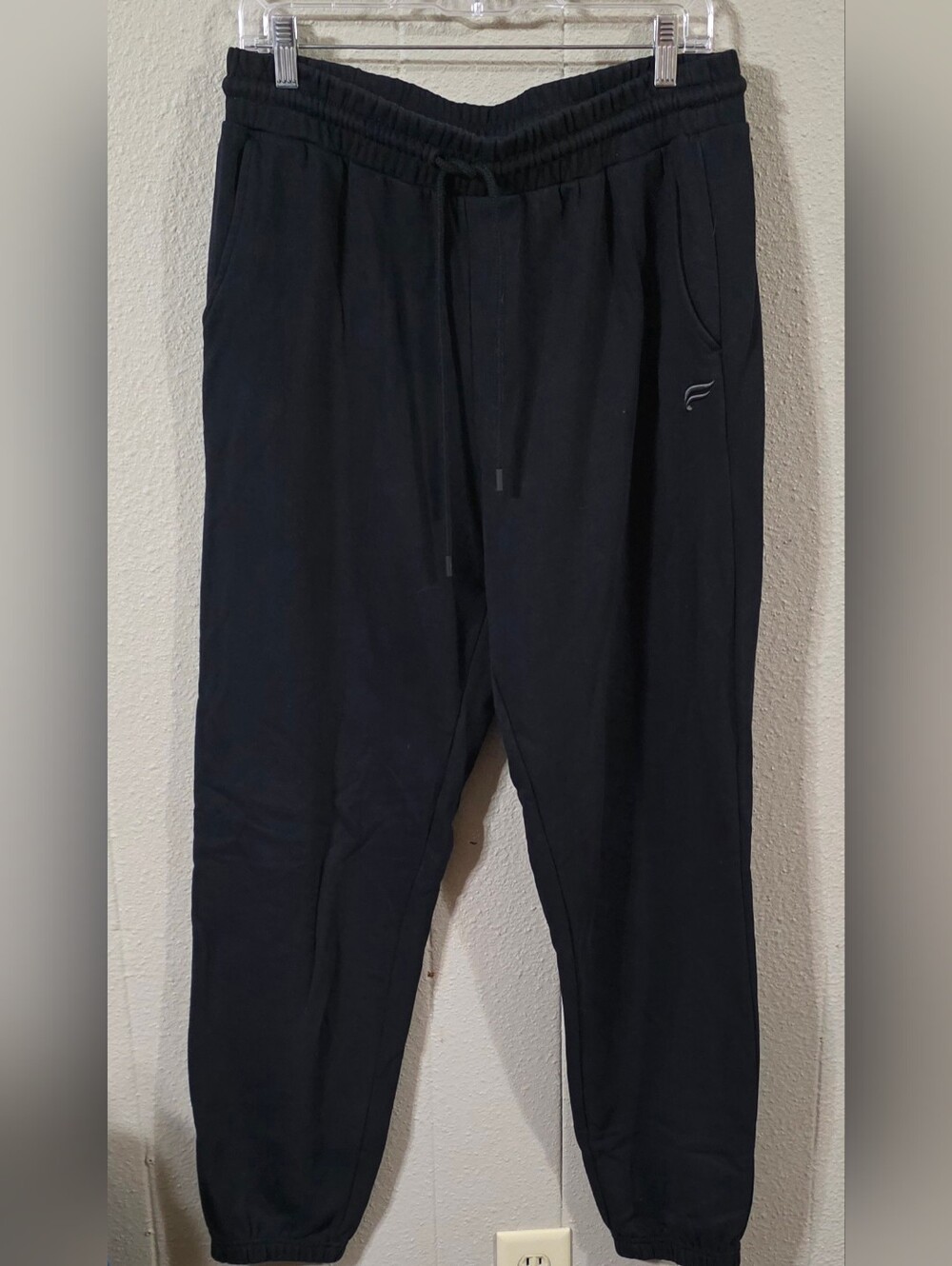 Women's Fabletics Cozy Fleece Go-to Fabletics Black Sweatpants Sz L